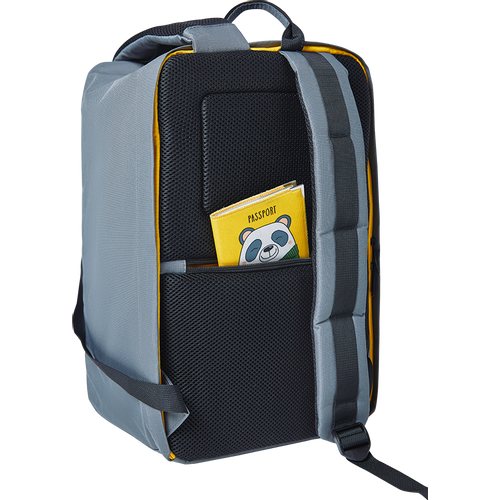Cabin size backpack for 15.6" laptop, Polyester, Gray slika 9