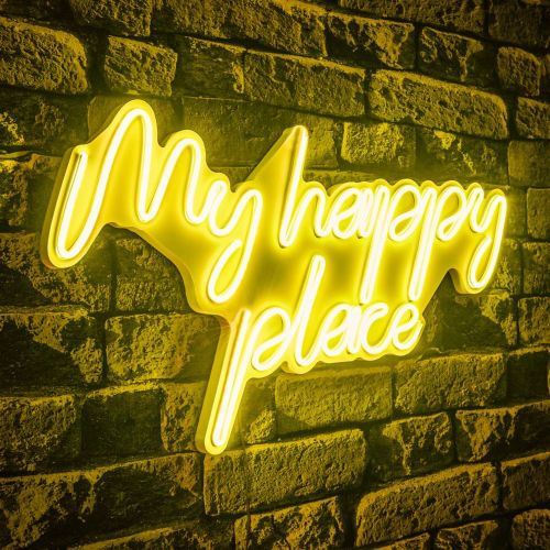 Dekorativna LED rasveta 'My Happy Place' - Žuta slika 1