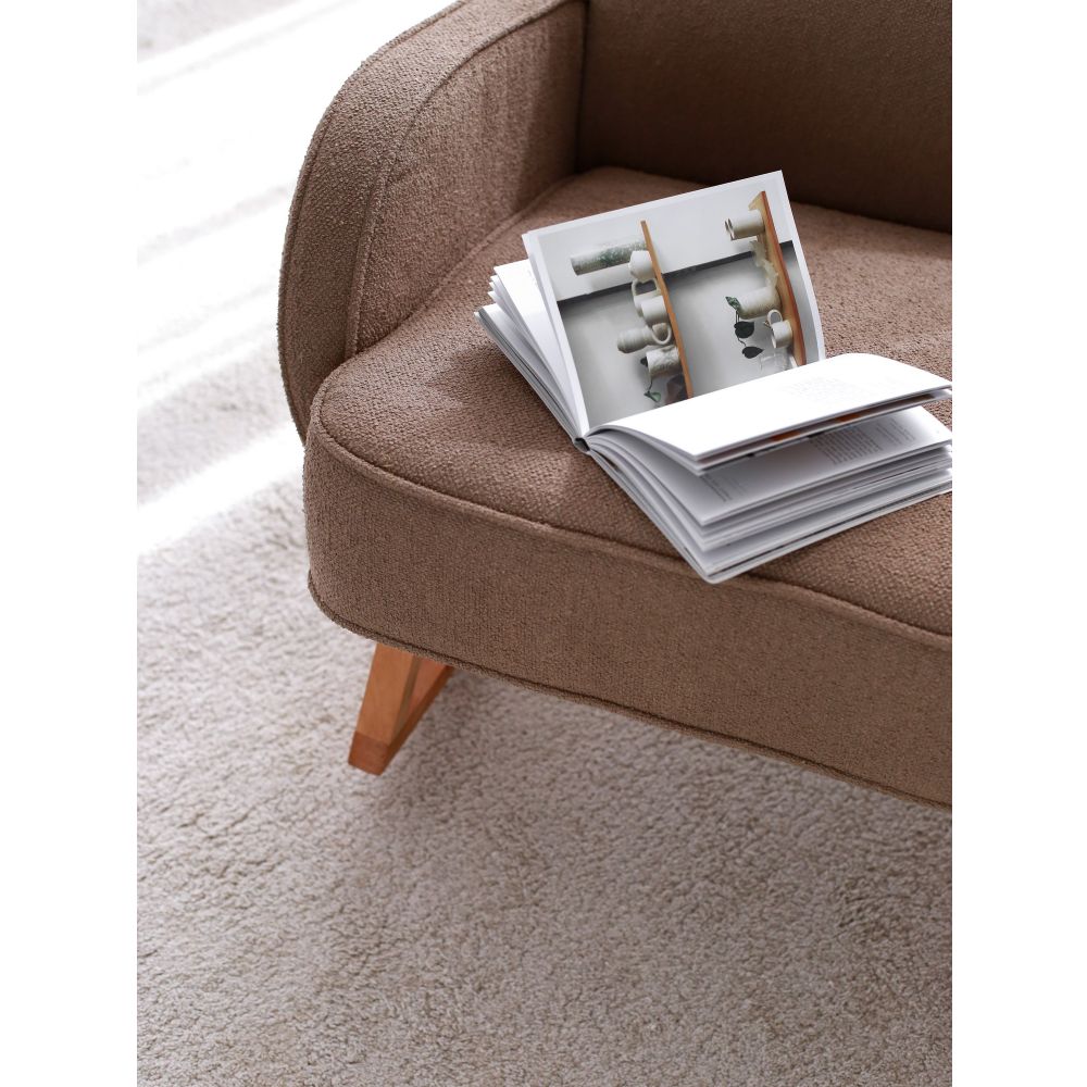 Yoko - Smeđi Wing Chair slika 5