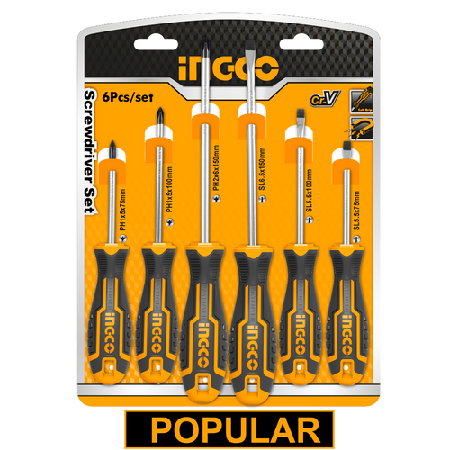 INGCO 6-delni set odvijača HKSD0628 slika 1