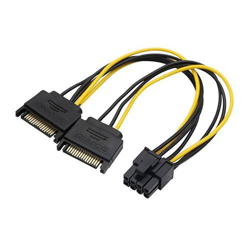 Linkom Adapter za napajanje VGA 8 pina 2 x Sata slika 1