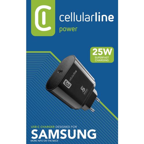 Cellularline kućni punjač Samsung USB-C 25W slika 4