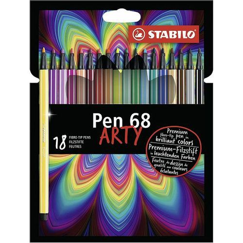 STABILO Flomasteri PEN 68 18/1ARTY slika 1