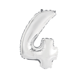 FG-C35S4 Folijski balon 4 Srebrni 35cm
