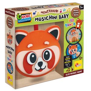 Montesori Musicini Baby drveni set Lisciani Red Panda 105427