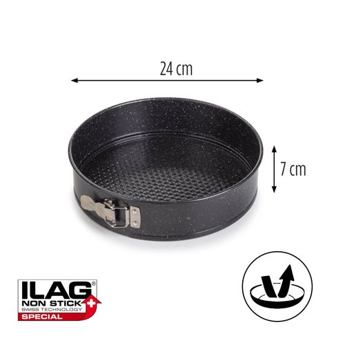 Okrugli pekač Rosmarino BakerPRO - 24 cm grey univ slika 8