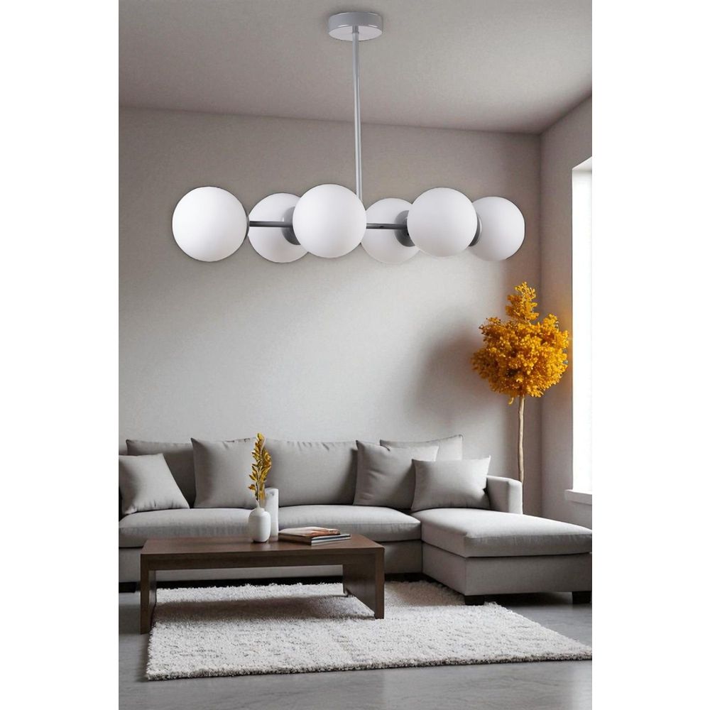 Opviq Luster 290, Bijela, Siva slika 1