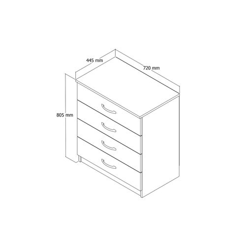 SFY0102 Atlantic Pine Dresser slika 4