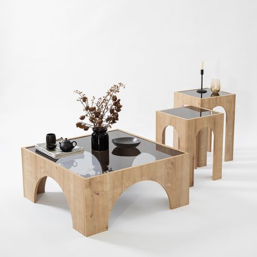 Seine 2 - Dark Grey, Oak
 Dark Grey
Oak Coffee Table Set slika 9