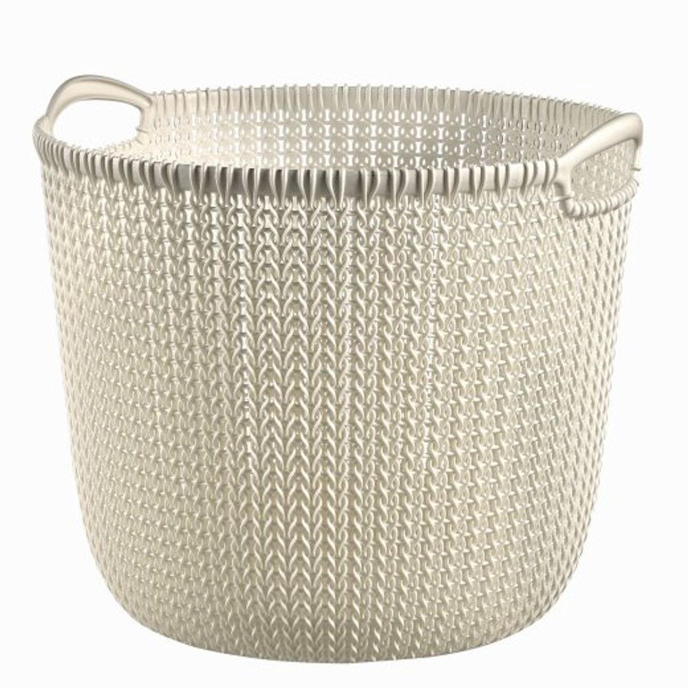 Curver Knit Korpa za veš 30L čisti bijela slika 1