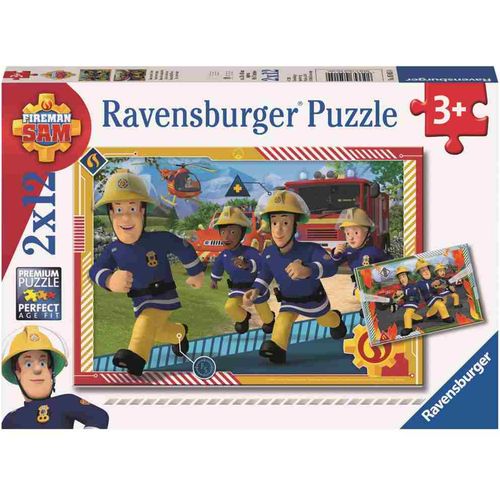 Ravensburger Puzzle Fireman Sam 2x12kom slika 1