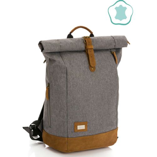 Fillikid torba/ruksak za pelene Rolltop Berlin, crna melange slika 2