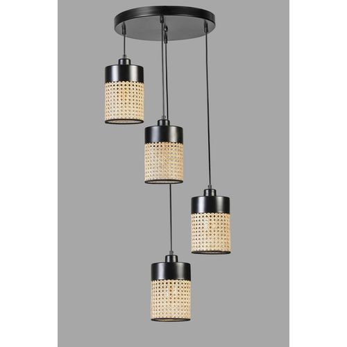 Zeus 8705-4 Rattan
Black Chandelier slika 4