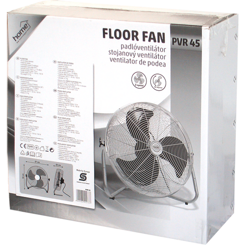 home Ventilator podni, promjer 45cm, 100W, Inox - PVR 45 slika 4