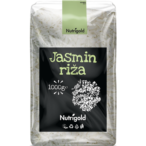 Nutrigold Jasmin riža 1000g  slika 1