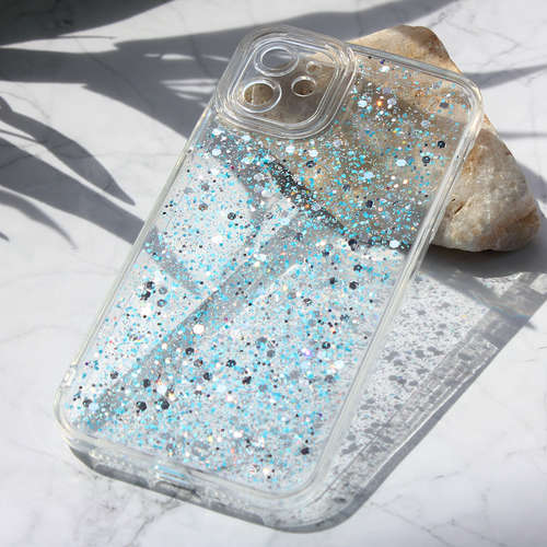 Maska Glitter za iPhone 11 6.1 plava slika 1