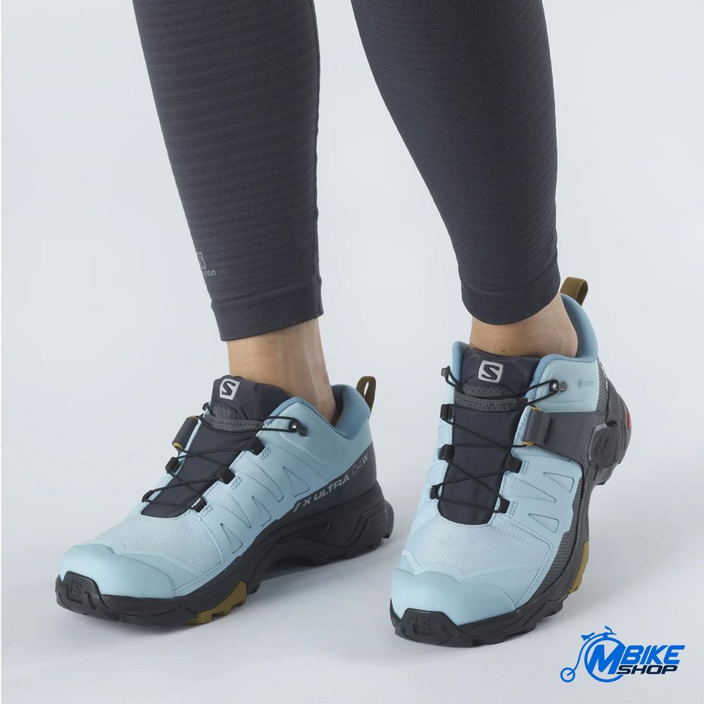 Salomon Ženske patike X Ultra 4 GTX, Crystal/Black/Cumin slika 7