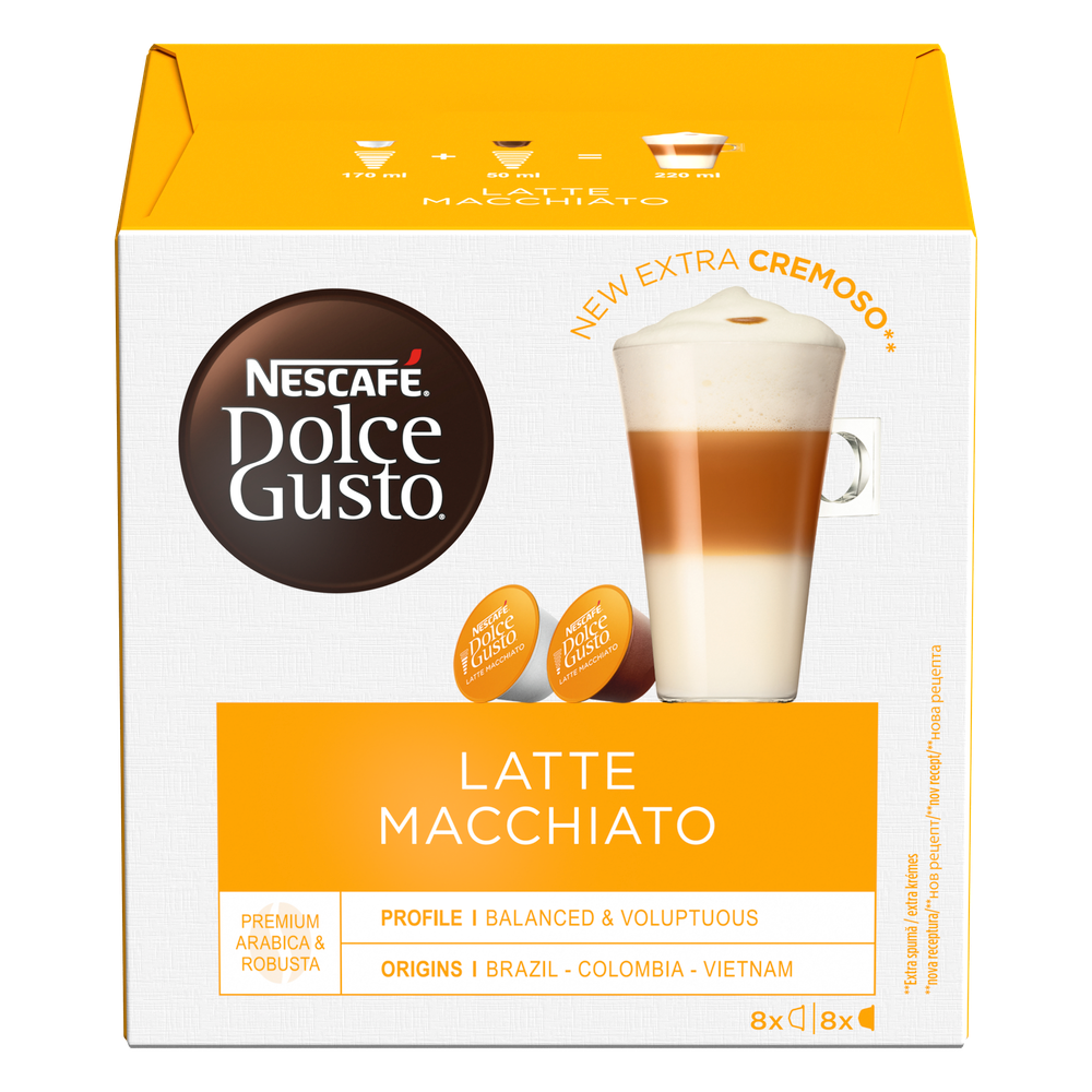 Nescafe Dolce Gusto Kafa u kapsulama Latte Machiatto 16 kom slika 1