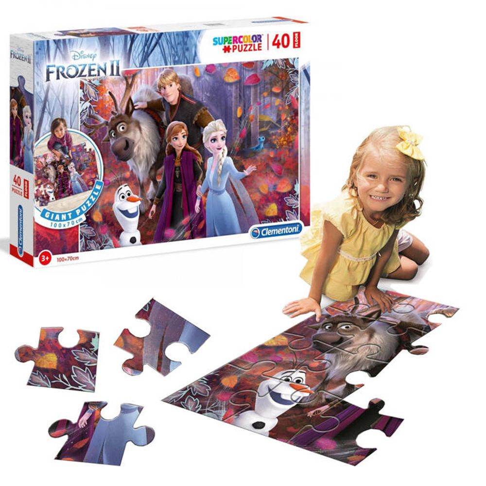 Podna slagalica frozen od 40 dijelova 100x70 za5426 slika 1