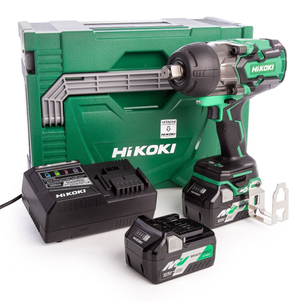Hikoki aku udarni zavrtač WR36DA 3/4” (1800 Nm) 36V 5Ah slika 2