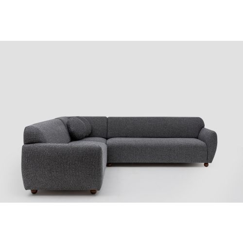 Atelier Del Sofa Eddy Corner 2 (3L-C-3R) - Dark Grey Dark Grey Corner Sofa slika 9