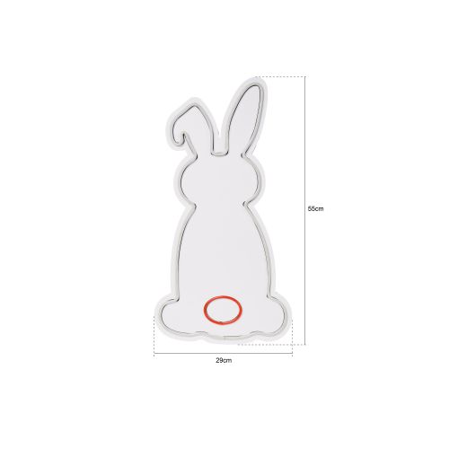 Wallity Ukrasna plastična LED rasvjeta, Rabbit slika 7