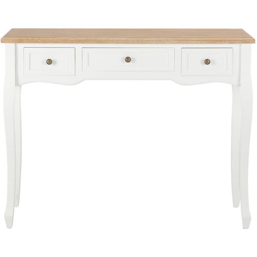 280044 Dressing Console Table with 3 Drawers White slika 17