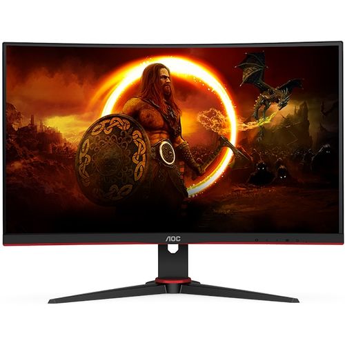 AOC monitor C27G2AE/BK 27" FHD 165Hz, curved display, 1ms, FreeSync Premium, zvučnik (crni) slika 1