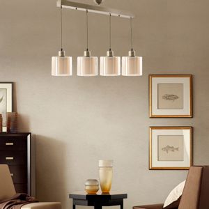 Yeni Sahra 4 Lü Sıralı Eskitme Sarkıt Copper Chandelier