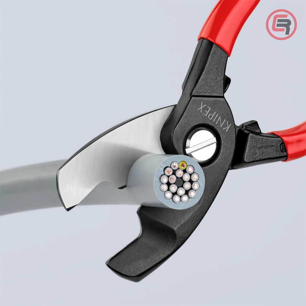 Knipex Škare Makaze Sa Dvostrukom Reznom Ivicom 200mm Za Kablove 70mm2 - 95 11 200 slika 4