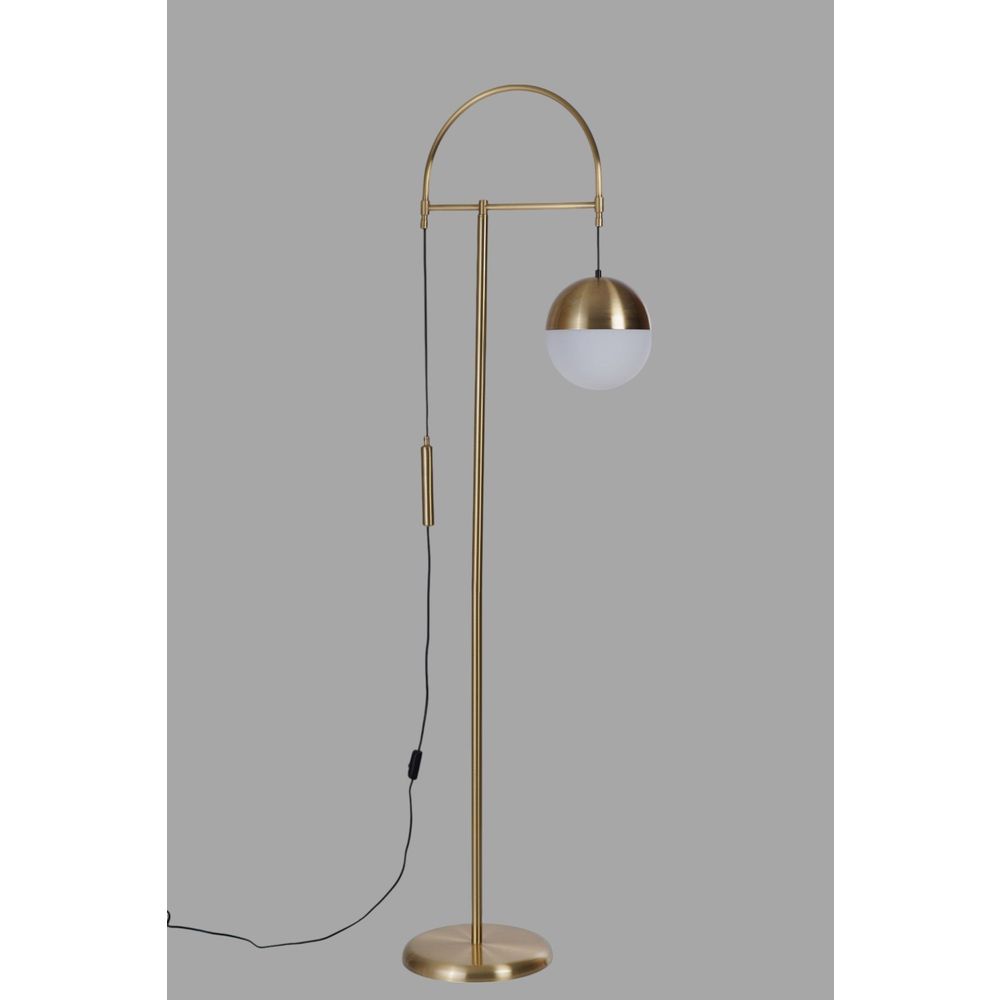 Opviq Podna lampa 883, Bijela, Zlatna slika 4
