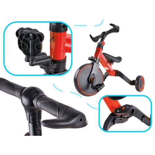 Trike Fix mini 3u1 tricikl s pedalama crveni slika 3