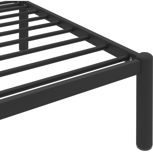 Okvir za krevet crni metalni 120 x 200 cm slika 6
