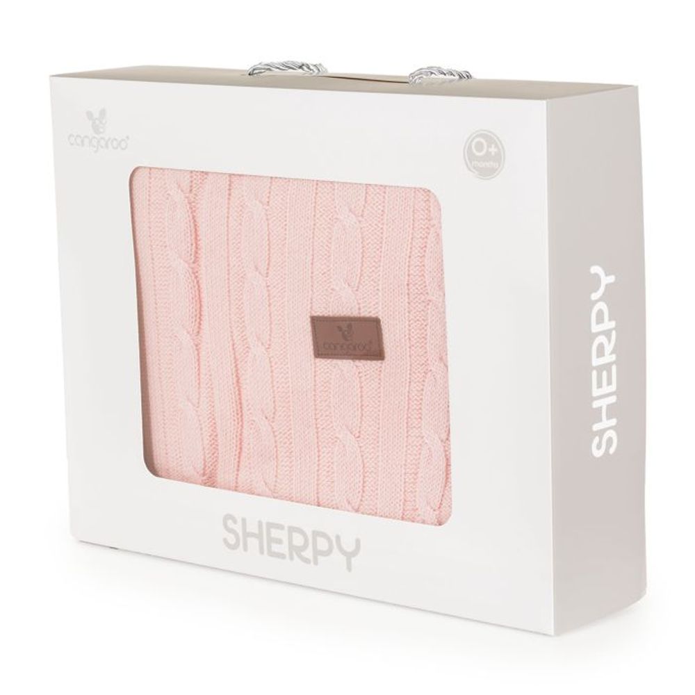 Cangaroo Dekica za bebe Sherpy 75x100cm, Pink slika 4