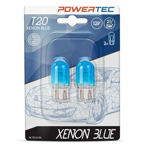 Sijalica 21/5w ubodna veća M-TECH PowerTec Xenon blue slika 1