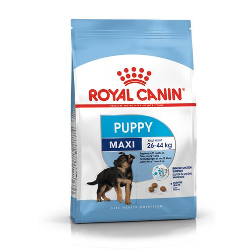 ROYAL CANIN SHN Maxi PUPPY, potpuna hrana za pse, specijalno za štence velikih pasmina (konačne težine od 26 do 44 kg)  do 15 mjeseci starosti, 4 kg slika 1