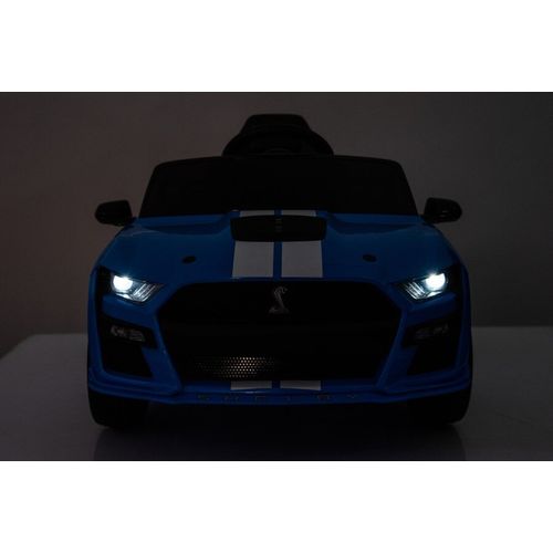 Licencirani auto na akumulator Ford Mustang GT500 Shelby - plavi slika 2