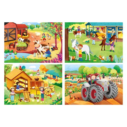 Clementoni Puzzle 15 Frame The Farm slika 1