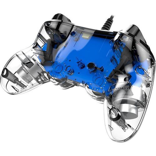 Bigben PS4 Nacon Compact Light Wired Controller prozirno-plavi slika 4