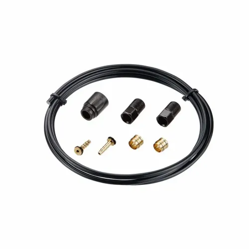 Tektro hose kit for disc brake, black, Kevlar hose, 1,800mm slika 1