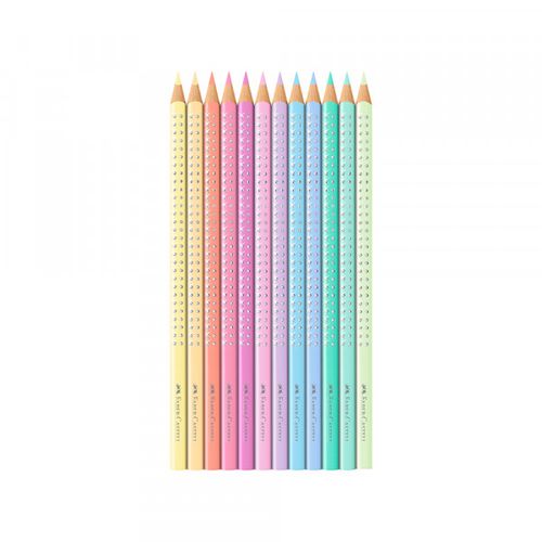 Drvene bojice Faber Castell Grip Sparkle pastel metalna kutija 1/12 201910 slika 3