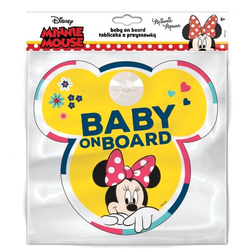 Znak Baby on board Minnie Mouse slika 2