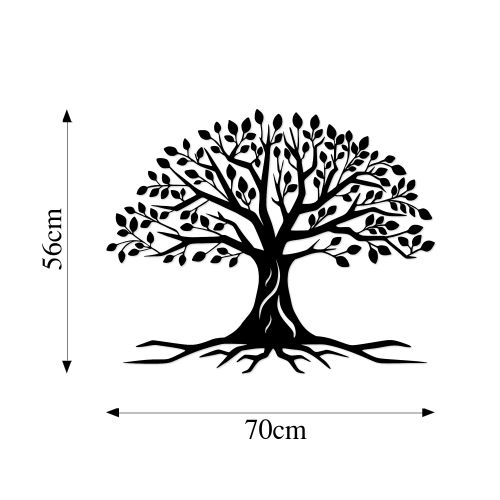 Wallity Metalna zidna dekoracija, Monumental Tree 12 slika 5