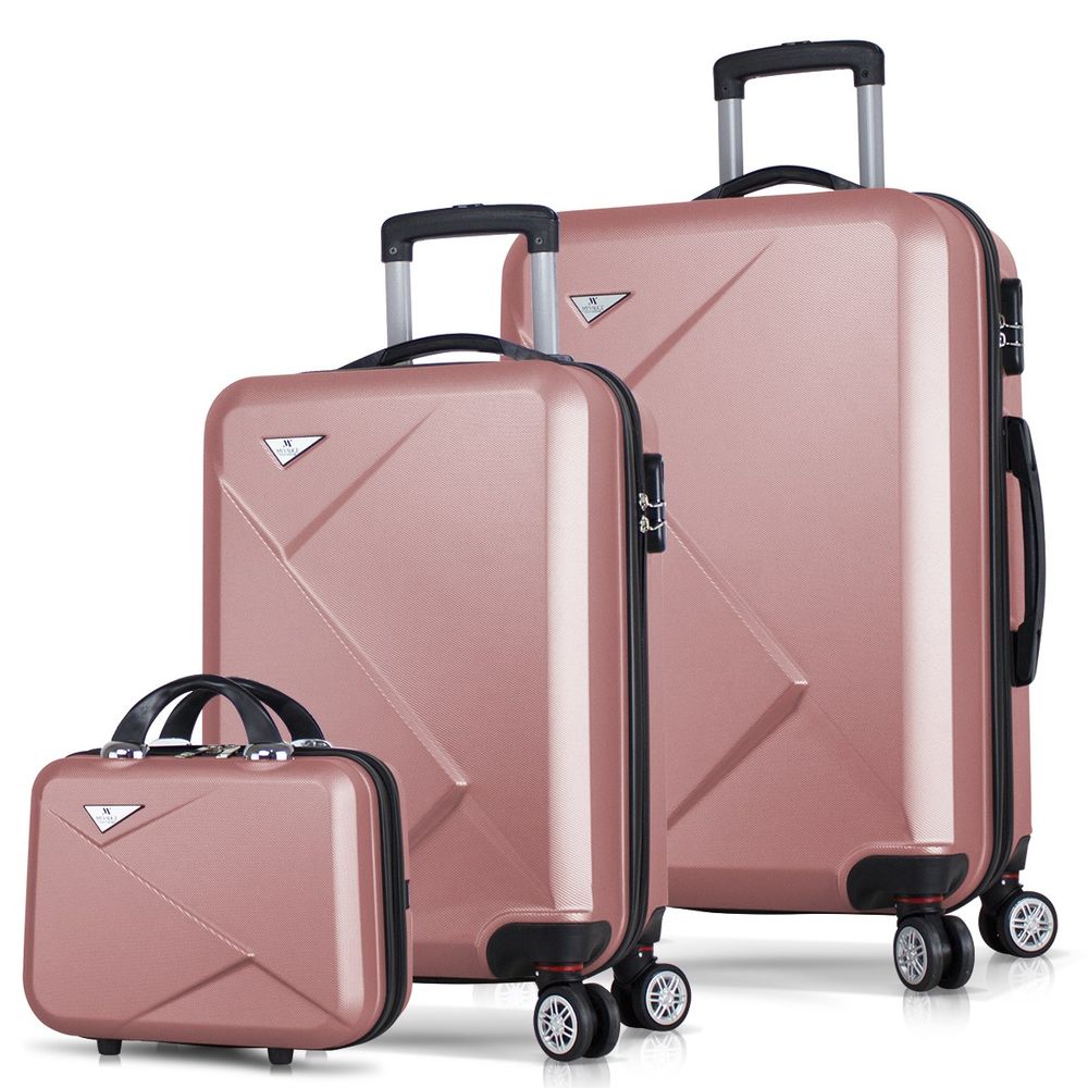 Set Kofera u Roze Zlatnoj (3 Komada) slika 1