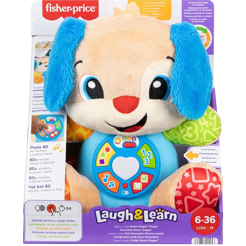 Fisher Price Interaktivna plišana igračka Laugh&Learn - Psić sveznalica Braco slika 4