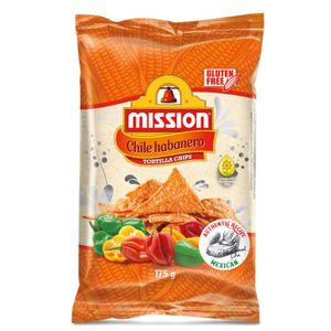 Mission Tortilla čips Chilli i Limeta 200g