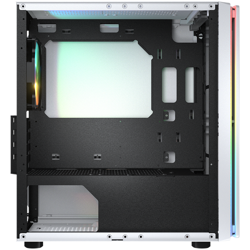 COUGAR | Purity RGB White | PC Case | Mini Tower / TG Front Panel with ARGB strip / 1 x ARGB Fan / 3mm TG Left Panel slika 6