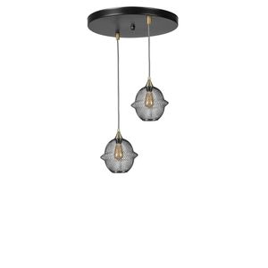 Merkür 8720-2 Black Chandelier