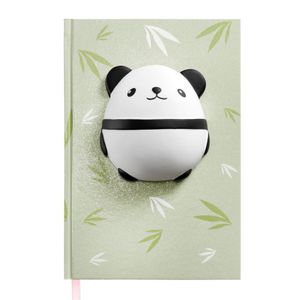 Miquelrius Bilježnica squishy panda A5 80g 80L čista Back2Fun MR1648