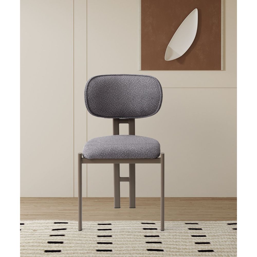 Set Stolica Muriz - 4965 - boje: tamno siva, kapučino (2 komada) slika 1